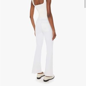 MOTHER White Flare Jeans